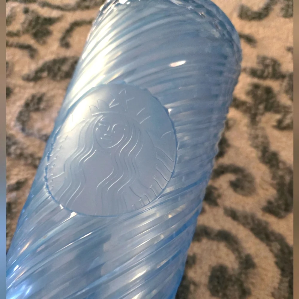 NWT Starbucks Spiral tumbler 24 oz Venti Ocean Blue - Picture 2 of 4